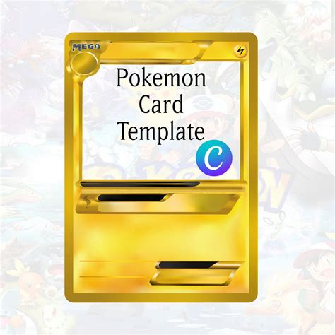 editable pokemon card template.
